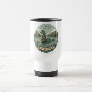 Mug De Voyage Restez Curieux Cozy Cryptide Nessie Monstre du Loc