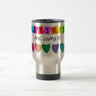 Mug De Voyage "Retiré et l'aimant" T-shirts et cadeaux
