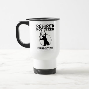 Mug De Voyage Retraite pas un joueur de tennis fatigué