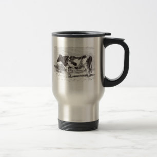 Mug De Voyage Rétro modèle de vaches vache néerlandaise vinta