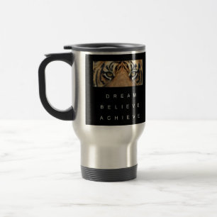 Mug De Voyage Rêver Croire Atteindre Citation Motivationnelle