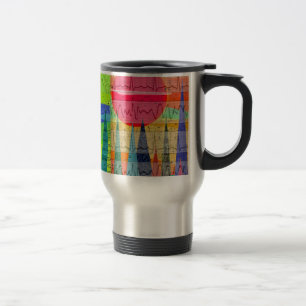 Mug De Voyage Rêves cardiaques Médicale de forêt de rythme