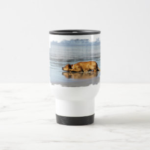 Mug De Voyage Rhodesian Ridgeback - l'eau est-elle froide ?