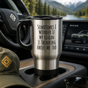 Mug De Voyage Rivian Auto drôle