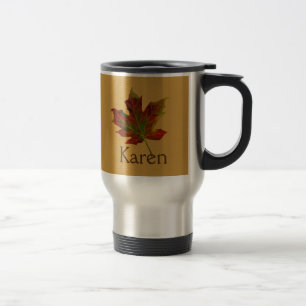 Mug De Voyage Robe d'automne couleur d'automne couleur auto