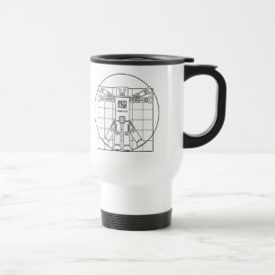 Mug De Voyage Robot de da Vinci Vitruvian