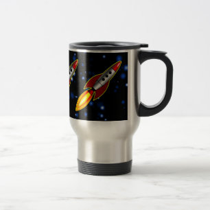 Mug De Voyage Rockets rétro - Customisé