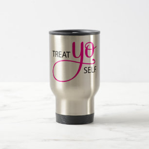Mug De Voyage Rose d'individu de Yo de festin