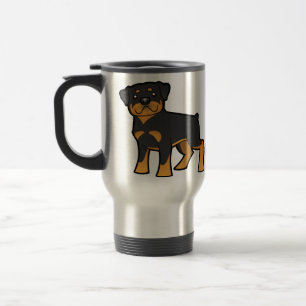 Mug De Voyage Rottweiler de bande dessinée