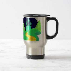 Mug De Voyage route en brique jaune
