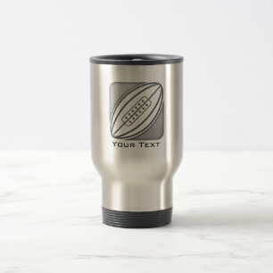 Mug De Voyage Rugby balayé de Métal-regard