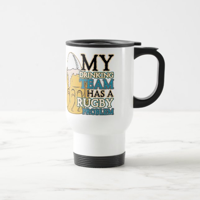 Mug De Voyage Rugby potable d'équipe (Droite)