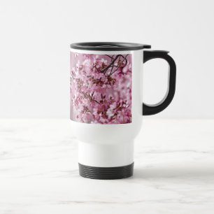 Mug De Voyage Sakura Cherry Blossoms Pastel Pink Layers