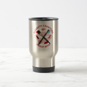 Mug De Voyage Salon de beauté de styliste de maquilleur avec
