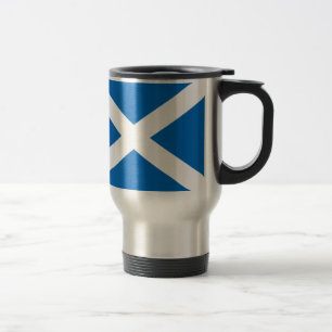 Mug De Voyage Saltire de l'Ecosse, drapeau écossais (couleur