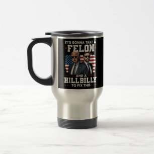 Mug De Voyage Satire politique - Trump Vance Fixer l'Amérique