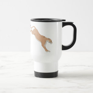 Mug De Voyage Saut du puma/du puma/du puma