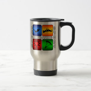 Mug De Voyage Saut en parachute spectaculaire