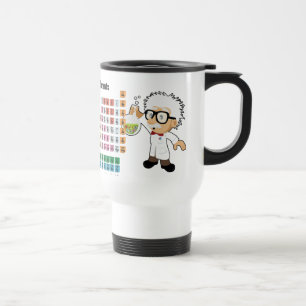 Mug De Voyage Scientifique avec le becher et le Tableau