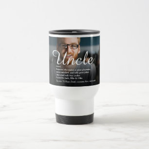 Mug De Voyage Script de définition de tonton moderne et photo am