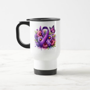 Mug De Voyage Sensibilisation aux cellules de mât du guerrier MC
