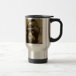 Mug De Voyage Sepia Gorilla