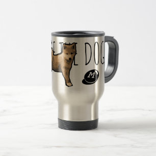 Mug De Voyage Shiba Inu Illustration Chien Année 2018 Voyage M