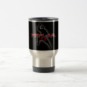 Mug De Voyage Silhouette de Ninja