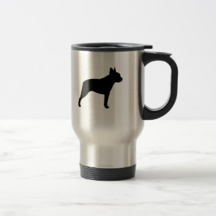 Mug De Voyage Silhouette de Terrier de Boston