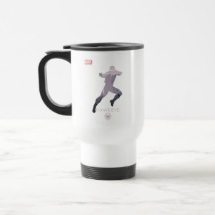 Mug De Voyage Silhouette héroïque de Hawkeye