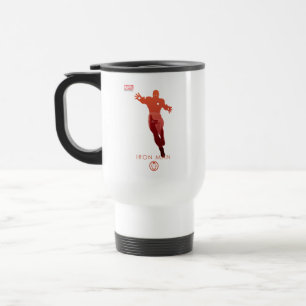 Mug De Voyage Silhouette héroïque d'Iron Man