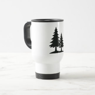 Mug De Voyage Silhouette Serene Pine Tree