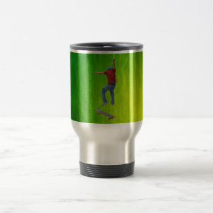 Mug De Voyage Skateboarder obtenir quelques Air Action Street Ku