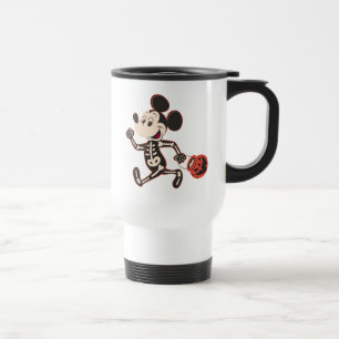 Mug De Voyage Skeleton Mickey sur Halloween