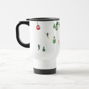 Mug De Voyage Ski alpin Ski de vacances hiver