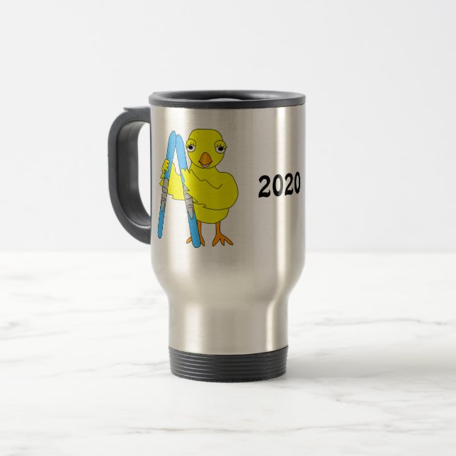 Mug De Voyage Ski Chick (Devant gauche)