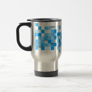 Mug De Voyage SlipperyJoe's carré artwork mosaïque moderne trois