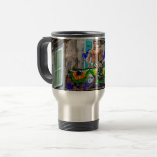 Mug De Voyage SlipperyJoe's Mardi Gras masques perles décoration