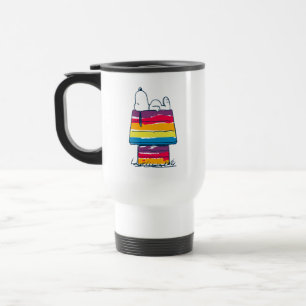 Mug De Voyage Snoopy Rainbow Dog House