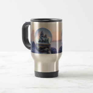Mug De Voyage Snowball Noël arbre hiver neige neige