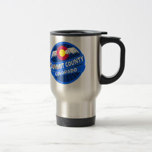 Mug De Voyage Sommet Comté Colorado montagne éclate de voyage mu