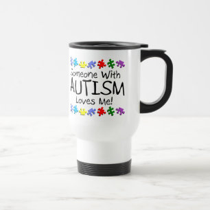 Mug De Voyage Somone avec l'autisme m'aime (pp)