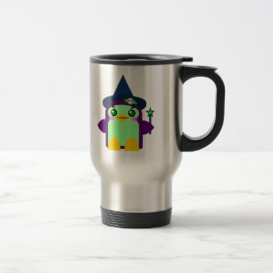 Mug De Voyage Sorcière pingouin mignonne