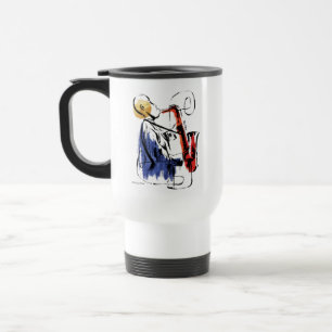 Mug De Voyage Soul Lecteur Saxophone Art éditorial