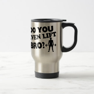 Mug De Voyage Soulevez-vous même Bro ?