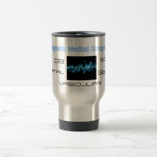 Mug De Voyage sound_wave, échographie Médicale diagnostique,