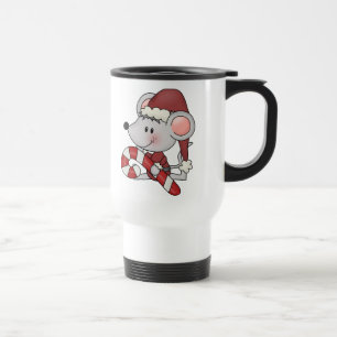 Mug De Voyage Souris de Noël avec du sucre de canne