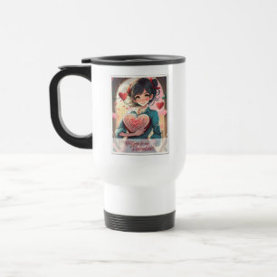 Mug De Voyage Soyez ma Saint-Valentin dans le style Manga 31470