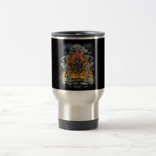 Mug De Voyage Squelette Effrayant Dans La Nuit Halloween