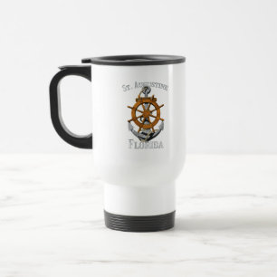 Mug De Voyage St Augustine Floride Vacances Ancres nautiques Hel
